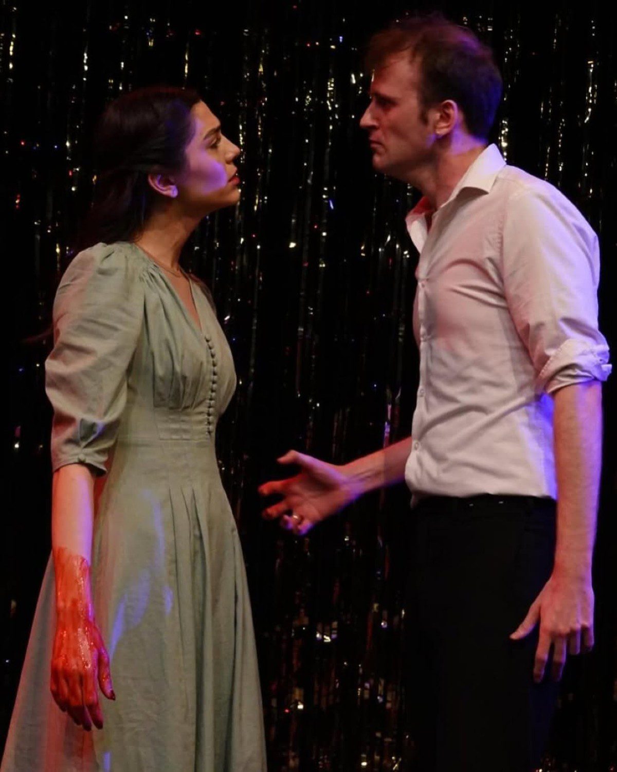 Η Μελίνα Νικολαΐδη στο θέατρο