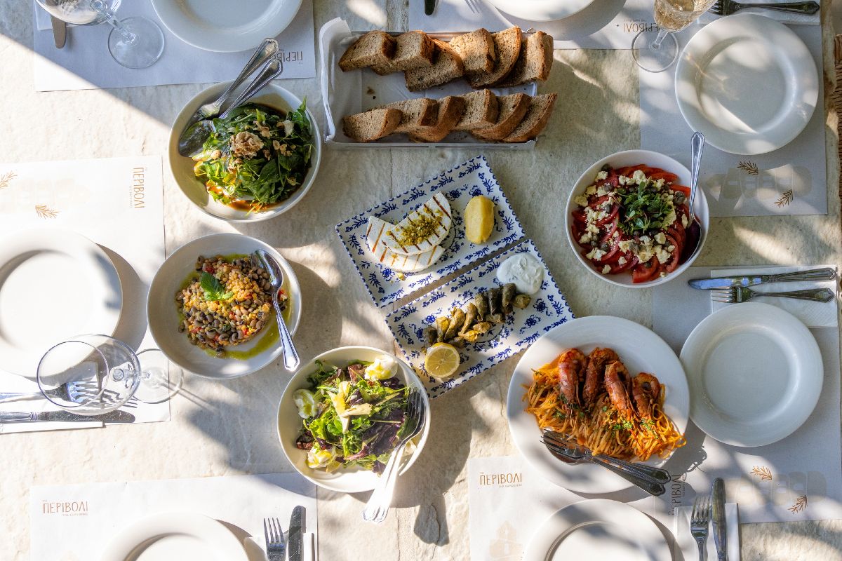 Το πλούσιο μενού του εστιατορίου