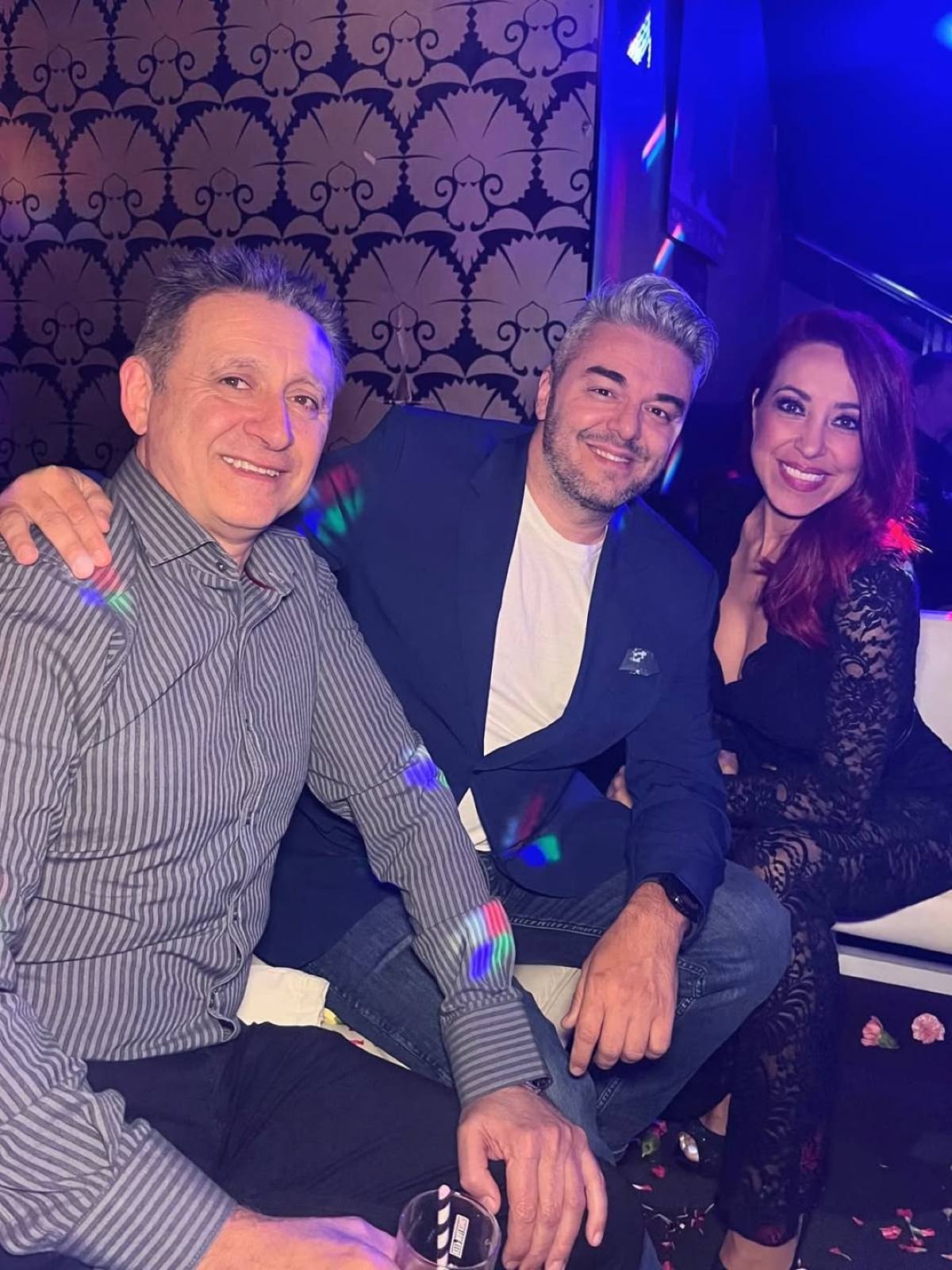 Ο Πέτρος Πολυχρονίδης με τη Μαρία Μαρούλις