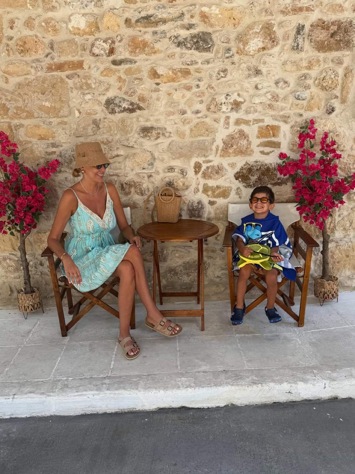 Σάσα Σταμάτη με ανιψιό