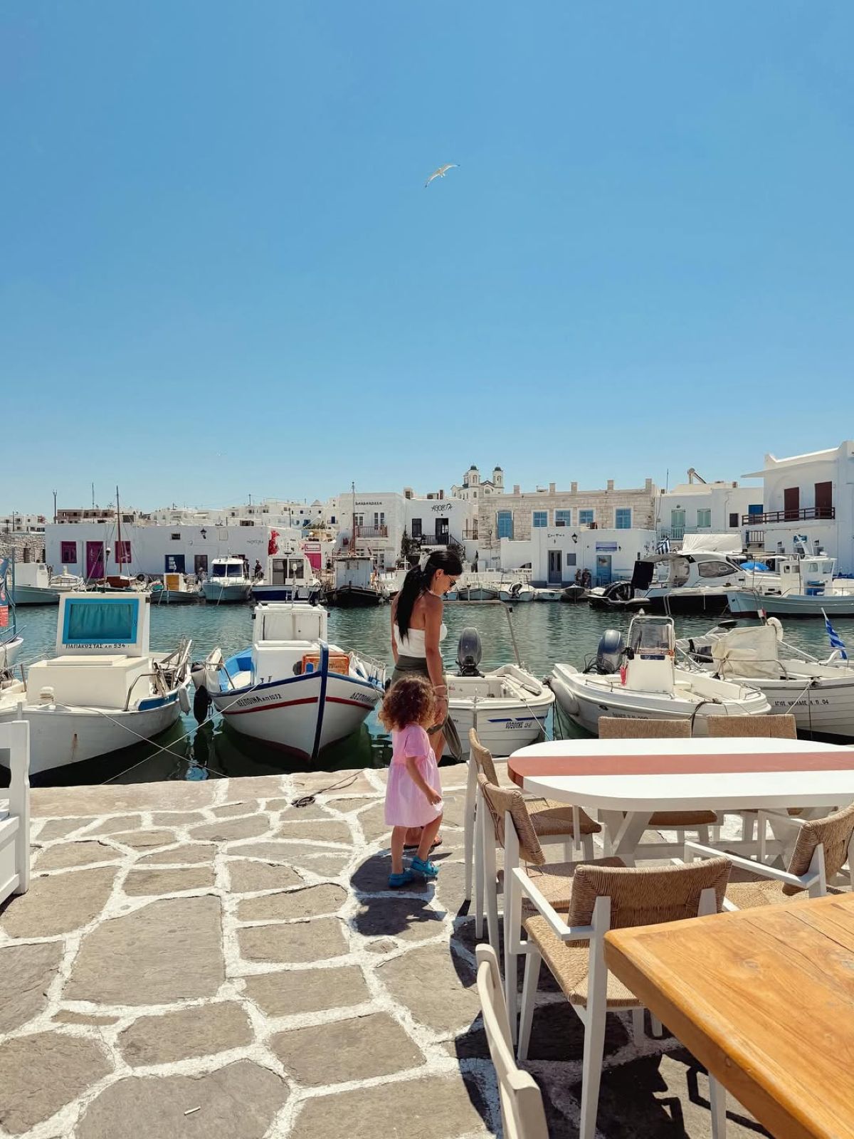 Η Χριστίνα Μπόμπα στην Πάρο