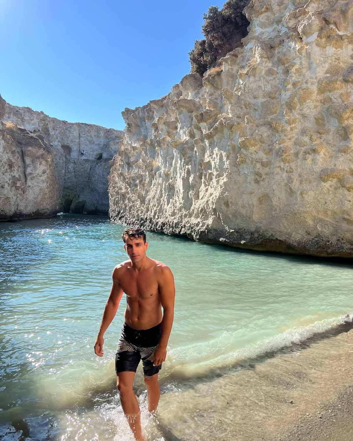 Ο Αλέξανδρος Σκουρλέτης στη Μήλο