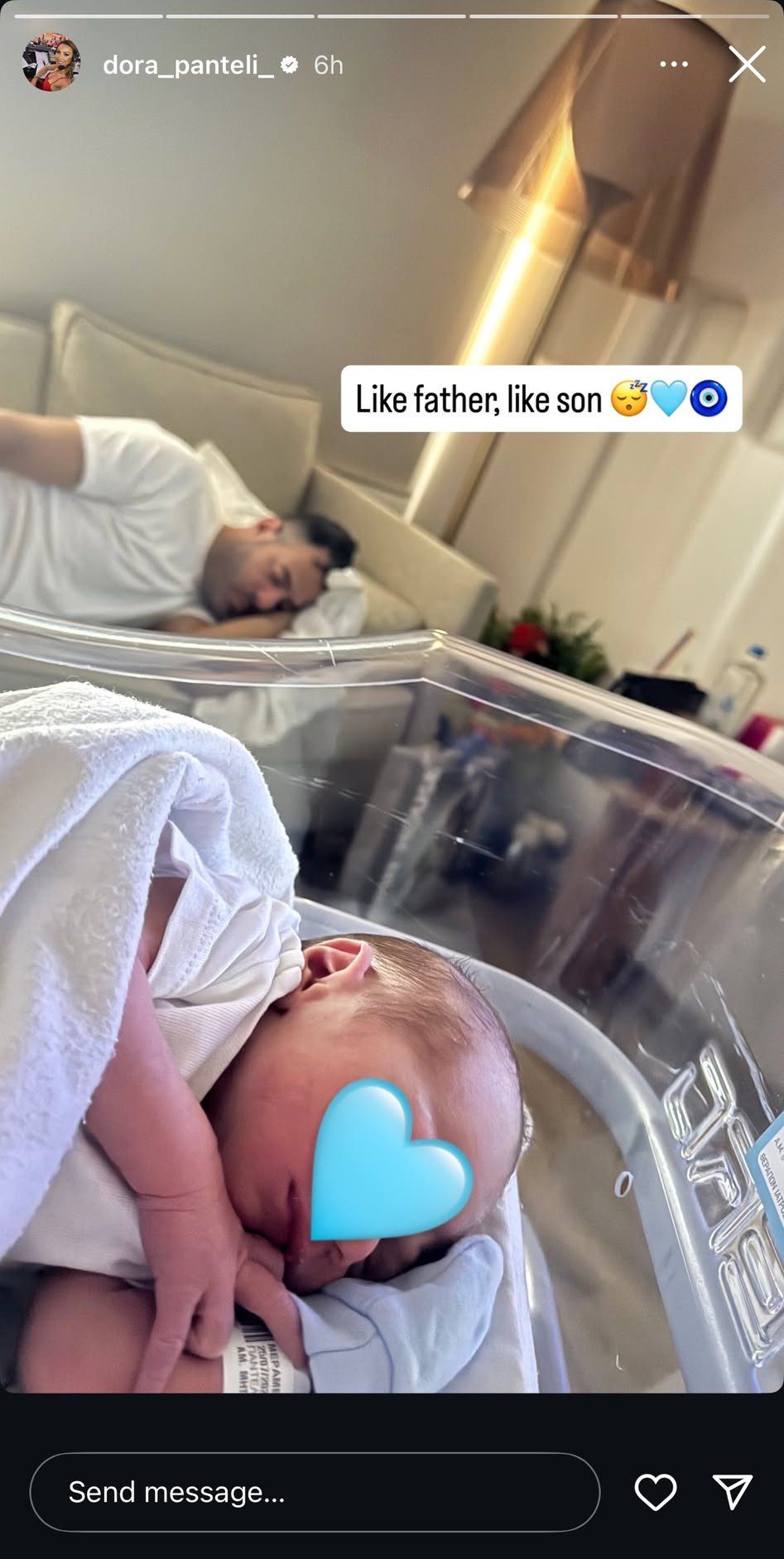 Η ανάρτηση της Δώρας Παντέλη στο Instagram 