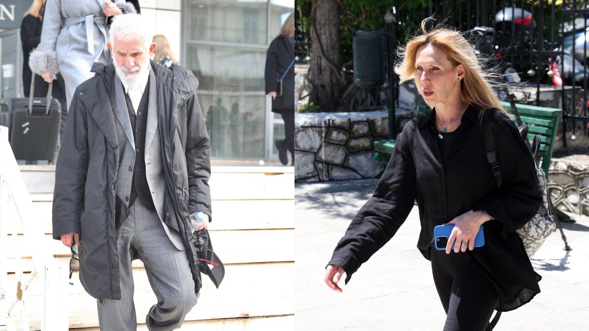 Ο Πέτρος Φιλιππίδης και η Εβελίνα Παπούλια