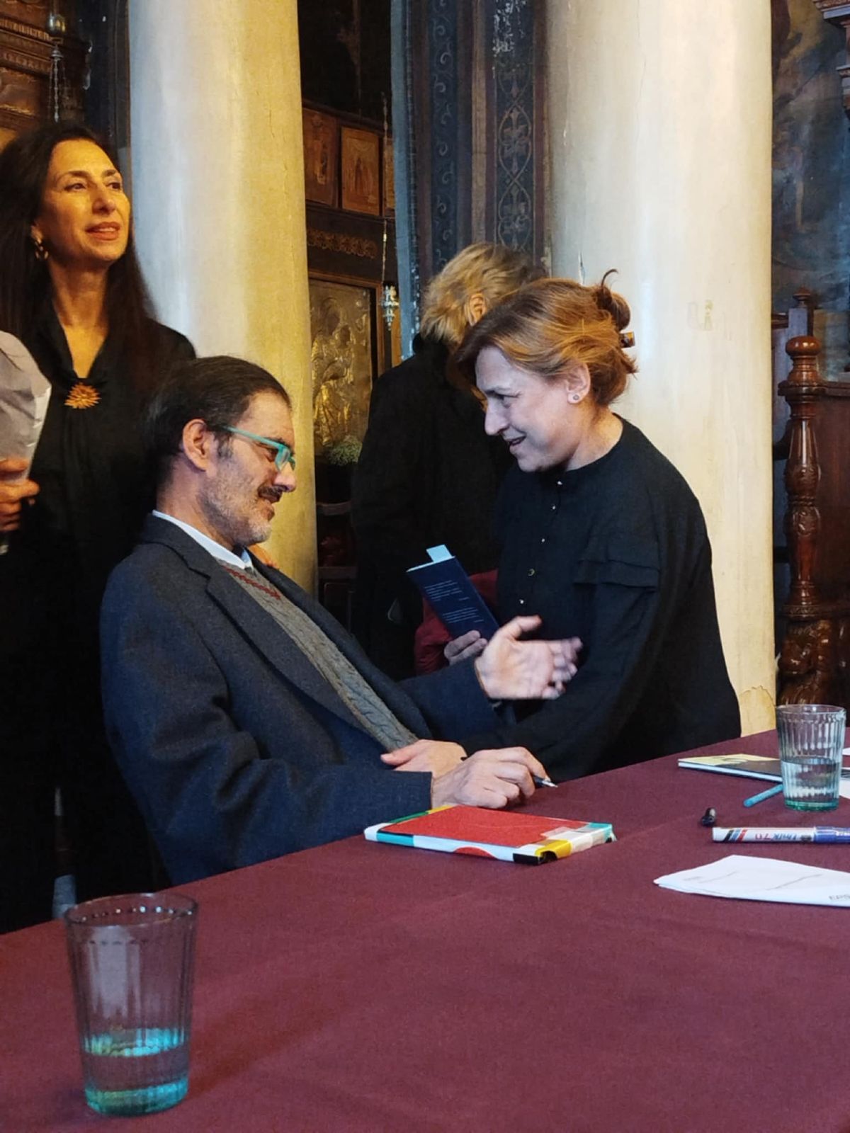 Ο Γεράσιμος Μιχέλης στην παρουσίαση του βιβλίου του