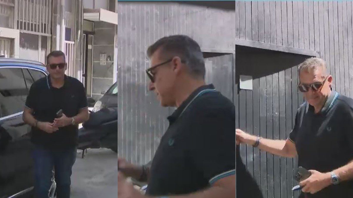 Ο Γιώργος Λιάγκας στην κάμερα