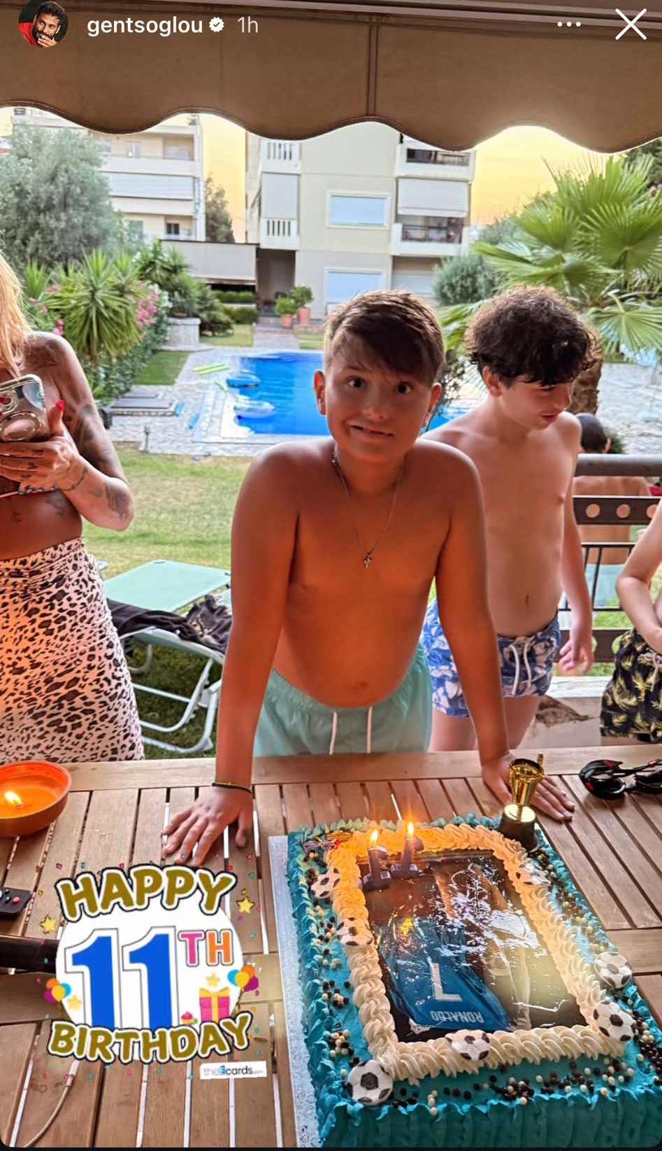 Ηλιάδη - Γκέντσογλου: Μαζί στα γενέθλια του γιου τους, Βασίλη - Δείτε στιγμιότυπα