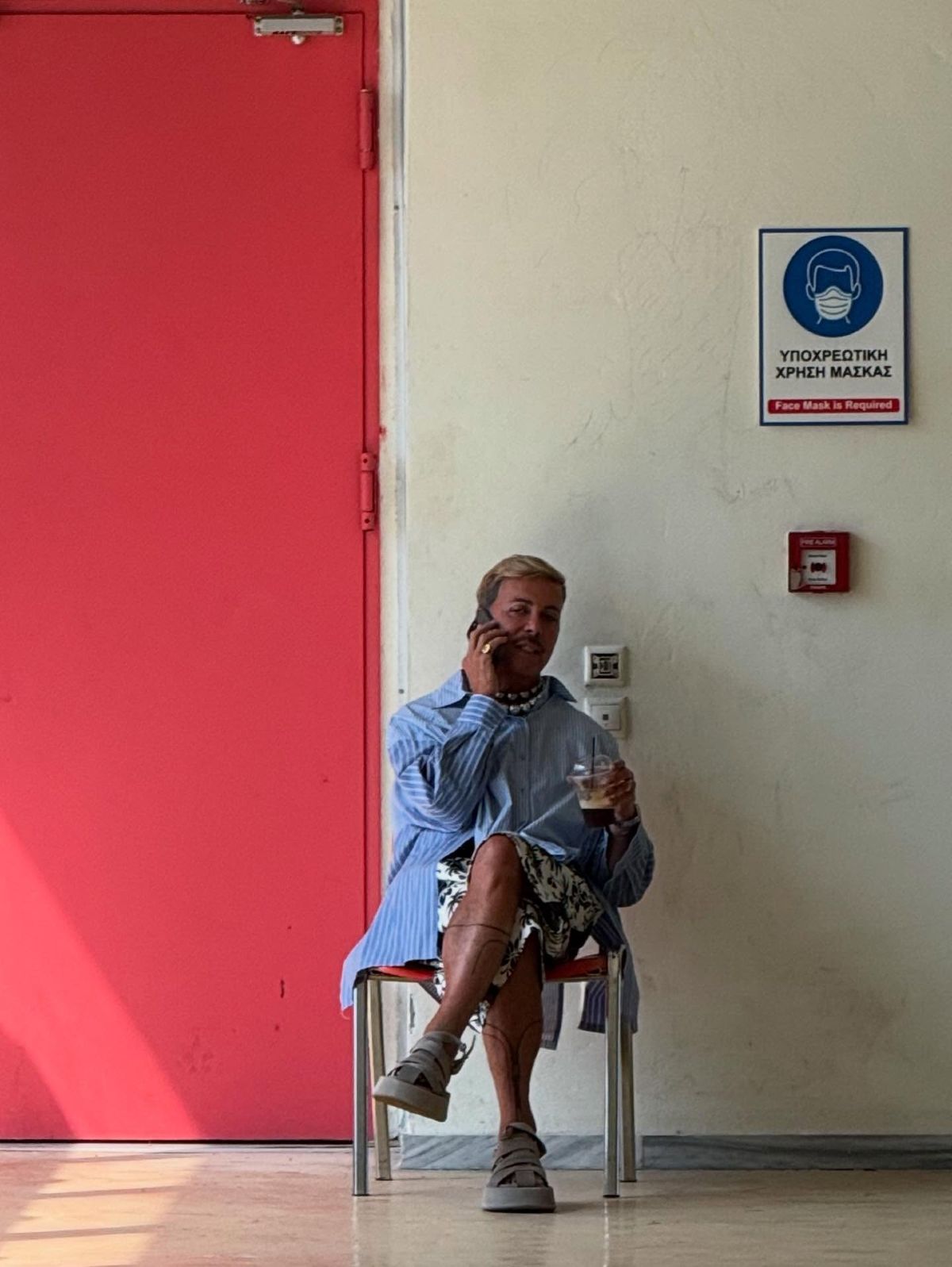 Ο Γαβαλάς στα backstage του gntm