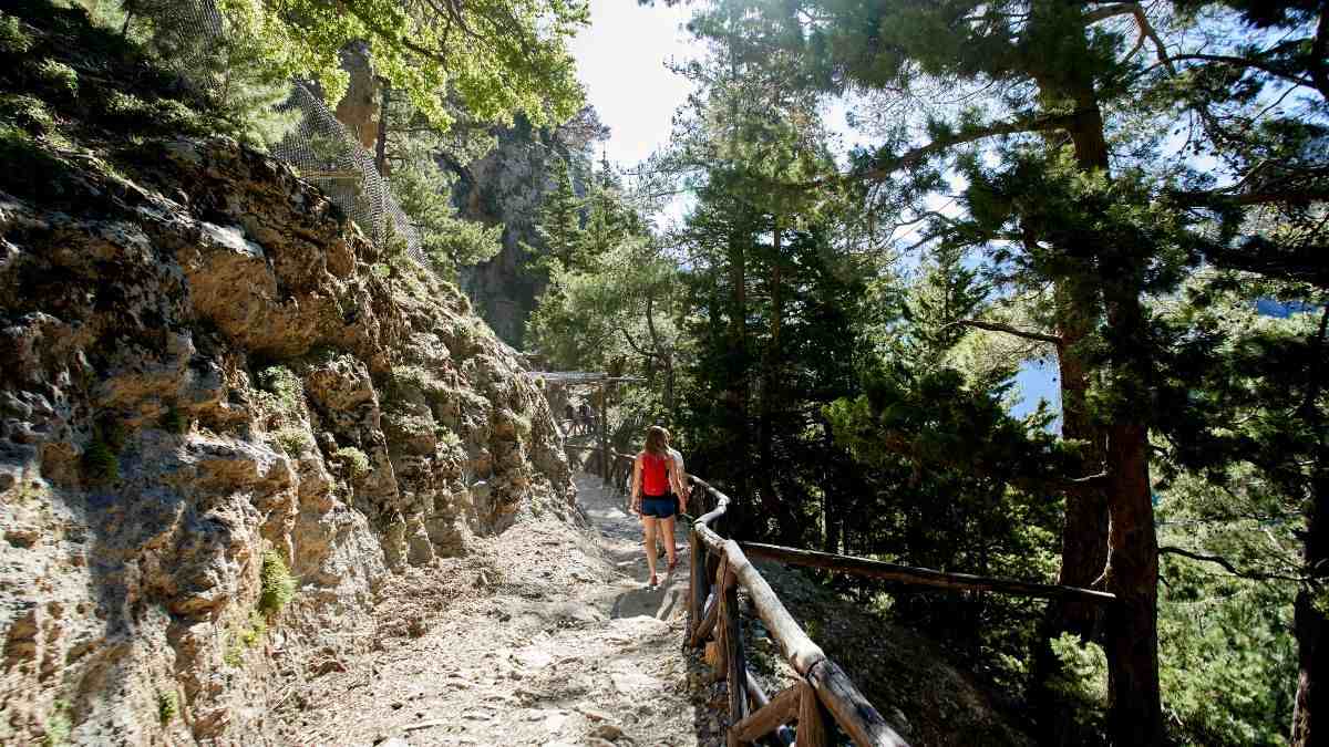 Το επιβλητικό φαράγγι της Σαμαριάς