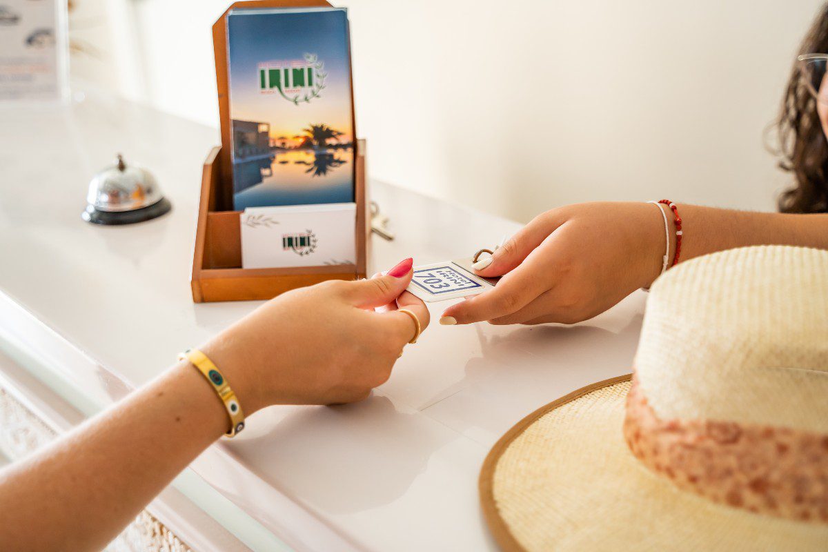 irini hotel reception