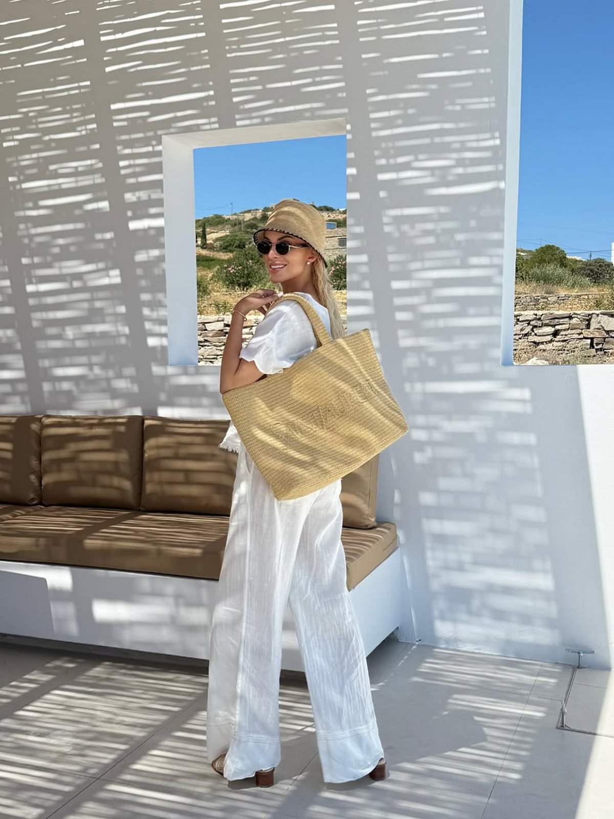 H Κατερίνα Καινούργιου στην Πάρο