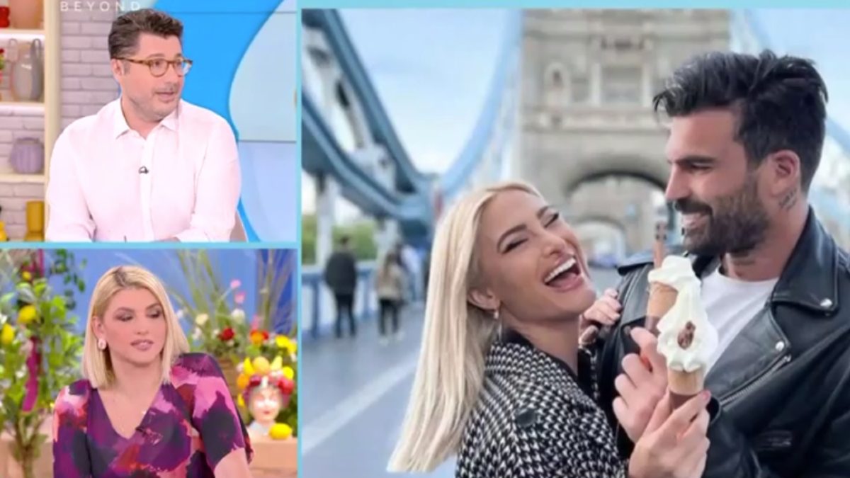 Ο Λάμπρος Κωνσταντάρας, η Ιωάννα Τούνη και ο Δημήτρης Αλεξάνδρου