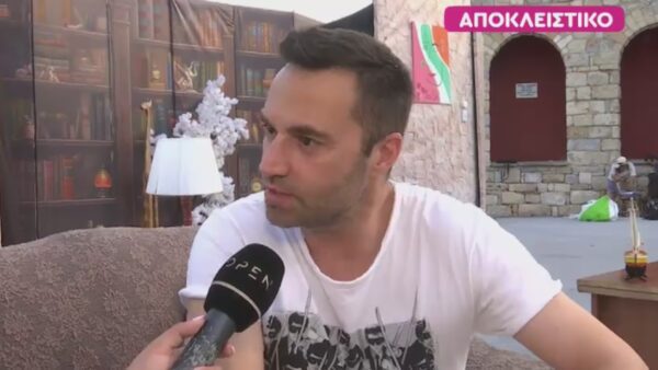 Ο Κώστας Φραγκολιάς στην κάμερα του Καλοκαιρινό Ραντεβού
