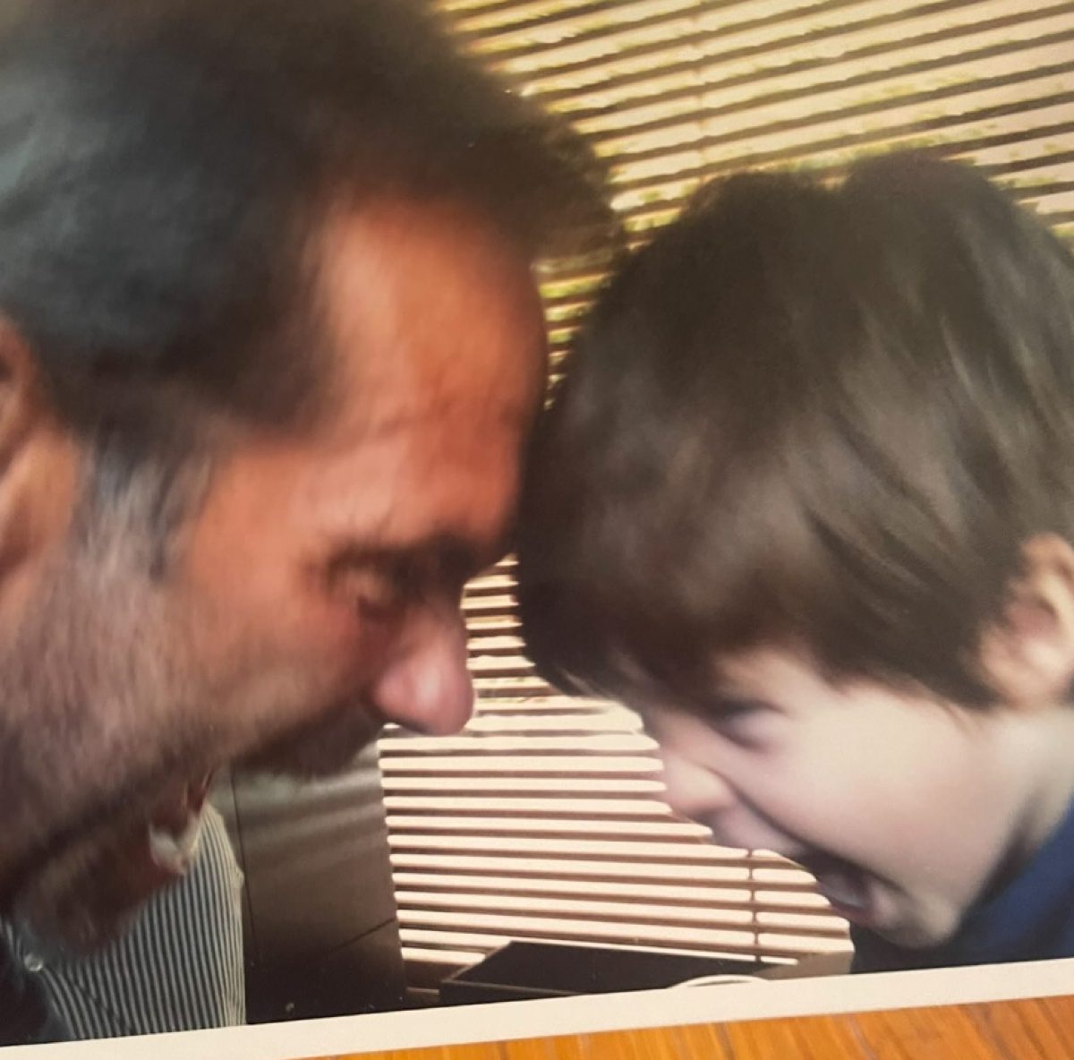 Ο Πέτρος Κωωστόπουλος και ο γιος του Μάξιμος μικρός