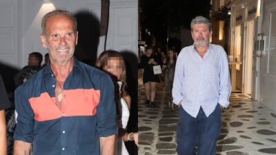 Ο Γιάννης Λάτσιος και ο Πέτρος Κωστόπουλος