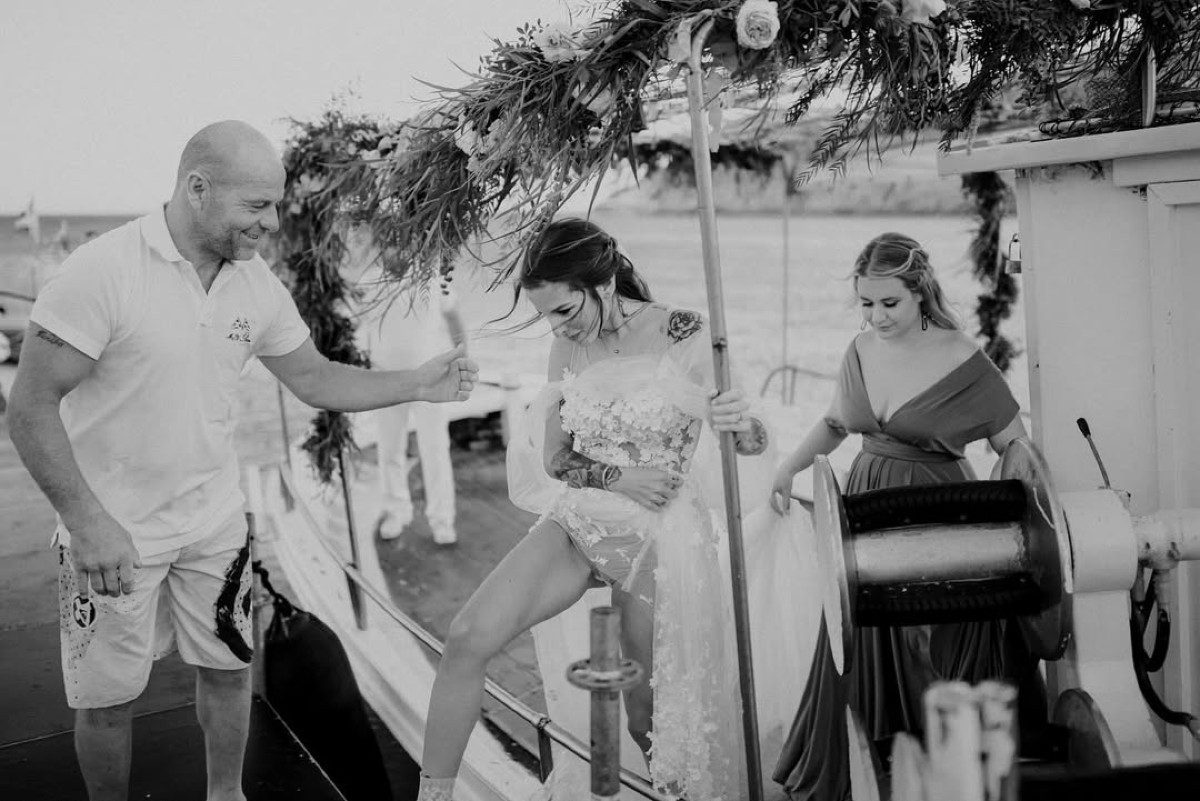 Ο γάμος της Εριέττας Κούρκουλου και του Βύρωνα Βασιλειάδη