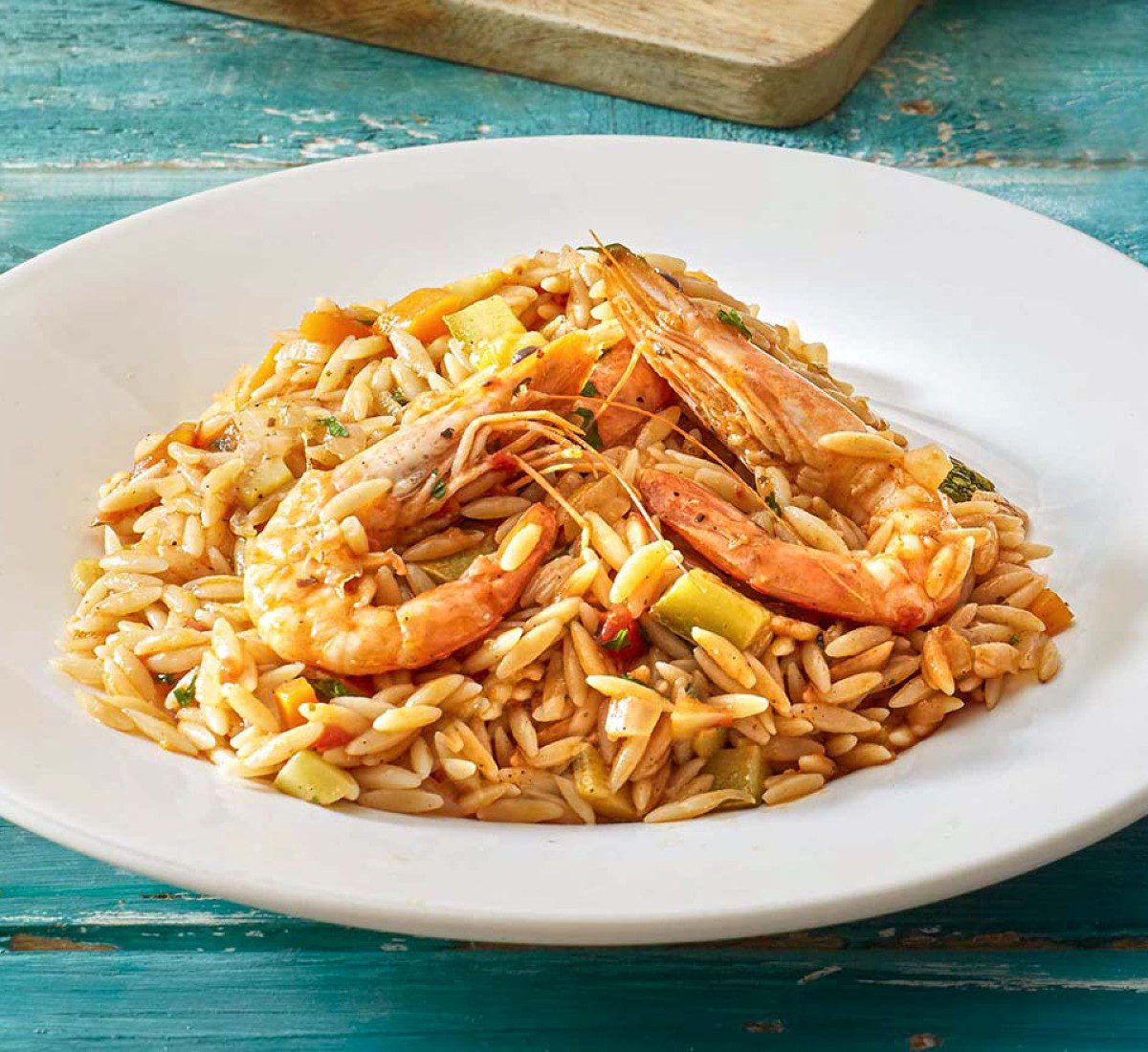 κριθαρότο γαρίδες