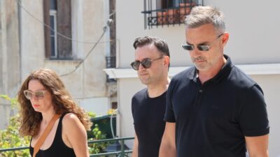 Η Αγγελική Λάμπρη, ο Γιώργος Καπουτζίδης και ο Αργύρης Αγγέλου