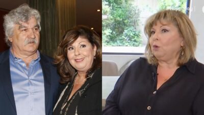 Η Λένα Μαντά με τον σύζυγό της