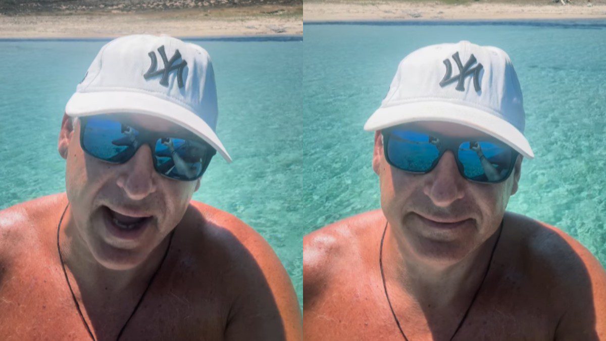 Ο Γιώργος Λιάγκας στις διακοπές του