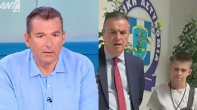 Ο Γιώργος Λιάγκας, η Ειρήνη Μουρτζούκου και ο δικηγόρος της