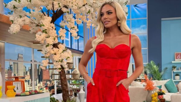 H Ιωάννα Μαλέσκου στο πλατό