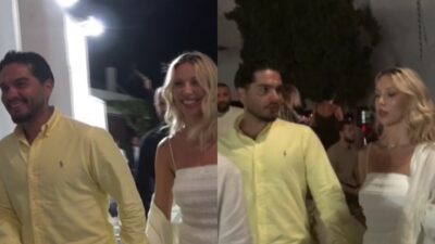 Ο Χρήστος Μάστορας και η Γαρυφαλλιά Καληφώνη στη Μύκονο