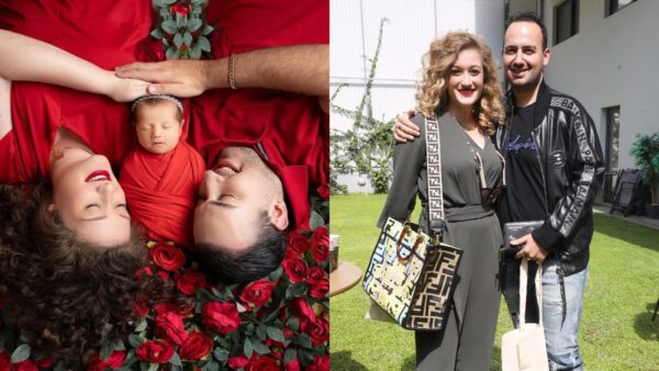 Ο Μαυρίκιος Μαυρικίου, η Ιλάειρα Ζήση και η κόρη τους