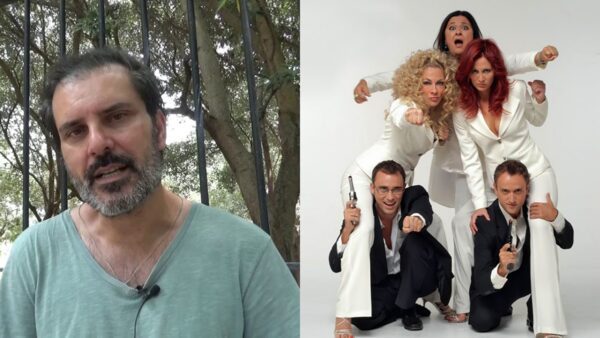 ο Μιχελής και οι ηθοποιοί του παραπέντε