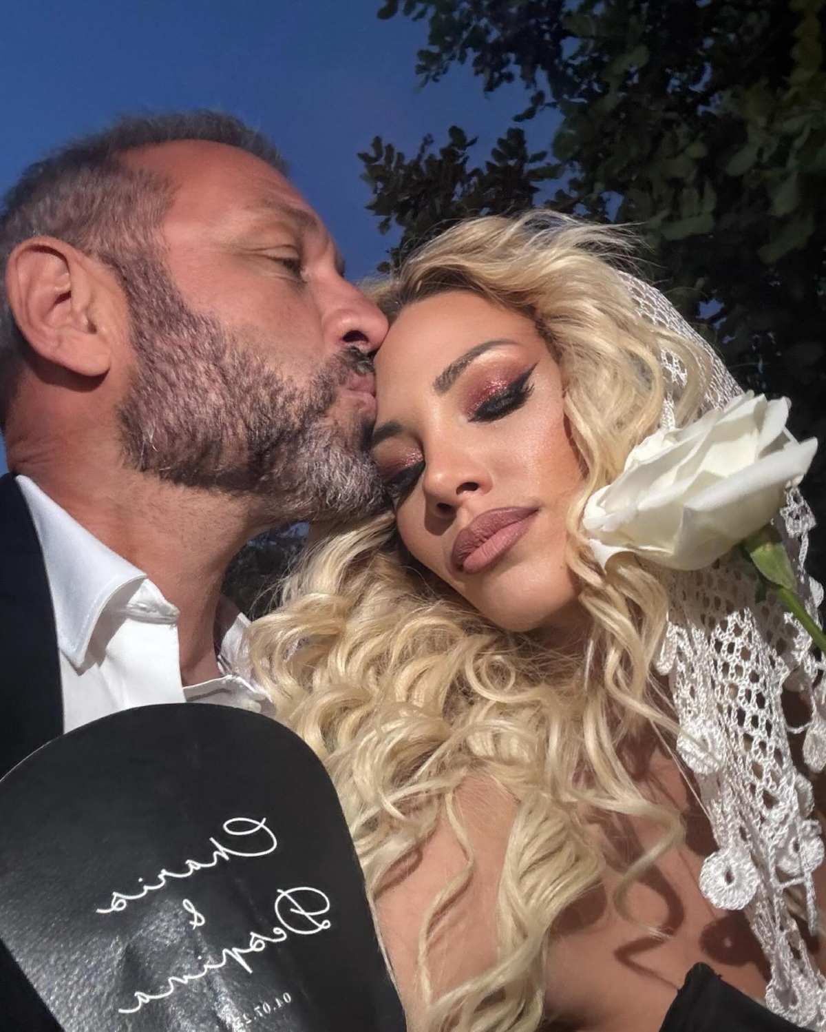 Η Σάσα Μπάστα με τον σύζυγό της