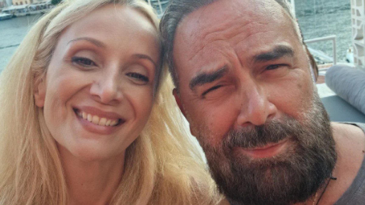 Η Ναταλί Κάκκαβα και ο Γρηγόρης Γκουντάρας στο Instagram