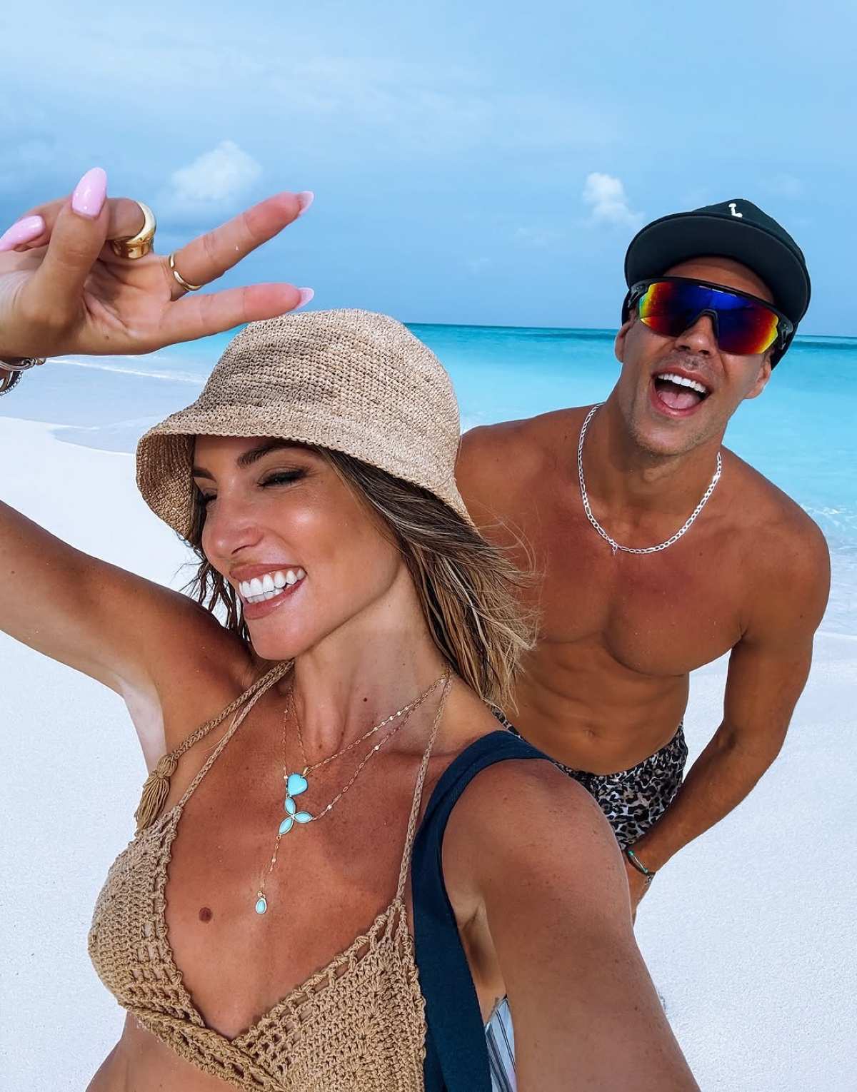 Η Αθηνά Οικονομάκου με τον Μπρούνο Τσερέλα