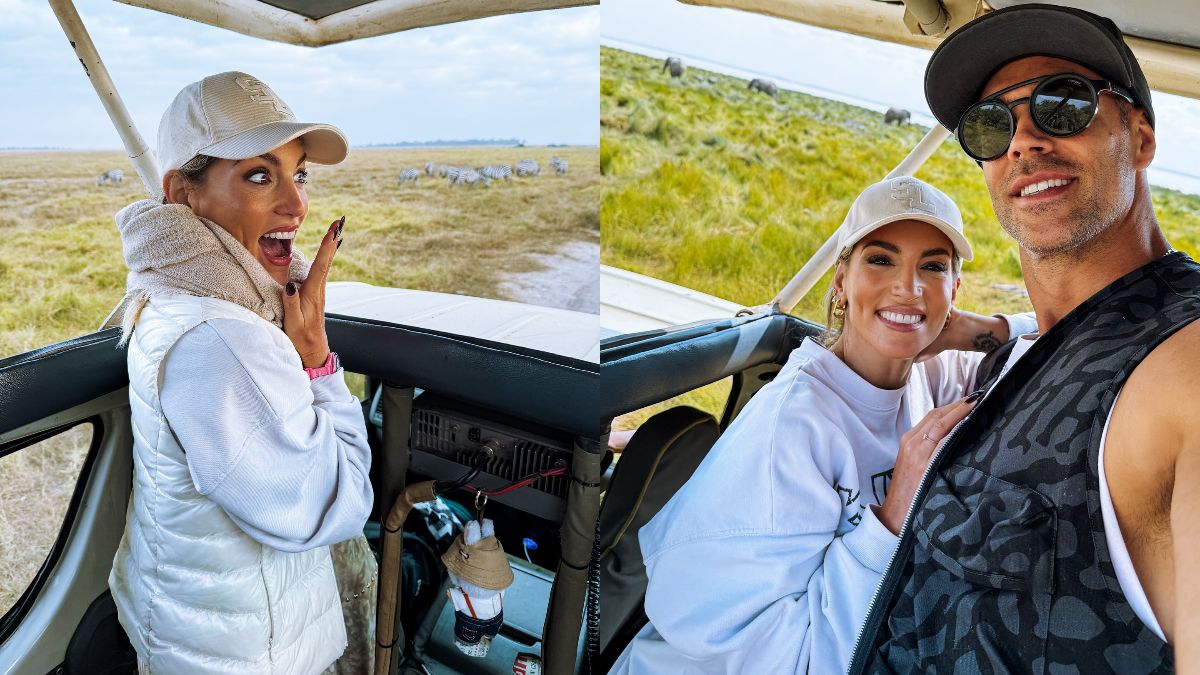 Η Αθηνά Οικονομάκου και ο Μπρούνο Τσερέλα έκαναν σαφάρι στην Αφρική