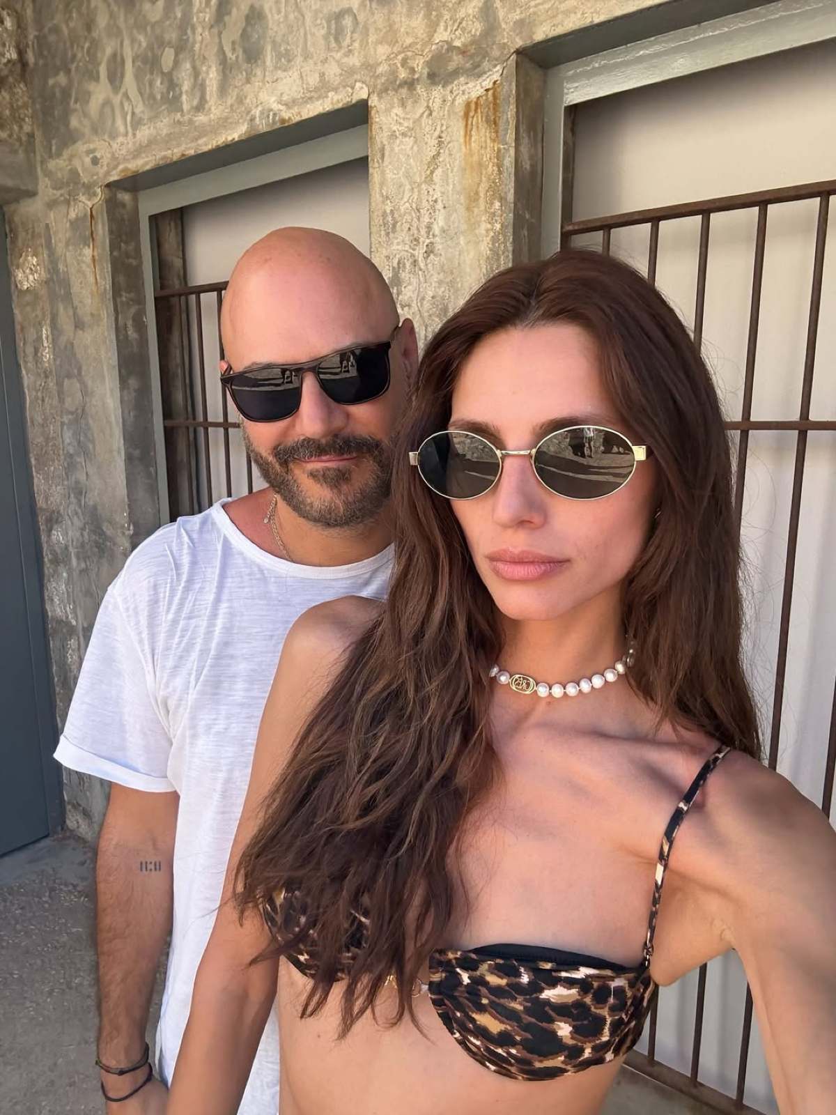 Η Ηλιάννα Παπαγεωργίου στην Ύδρα