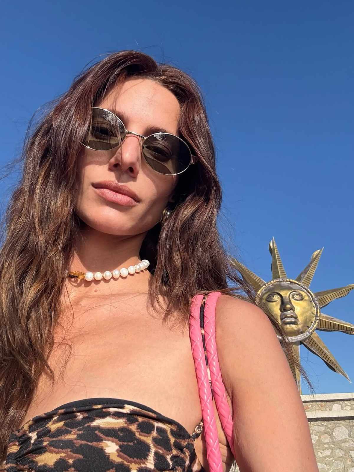 Η Ηλιάννα Παπαγεωργίου στην Ύδρα