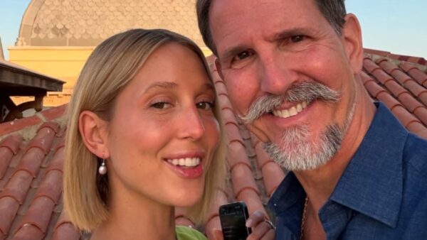 Ο Παύλος Ντε Γκρες και η κόρη του Ολυμπία Ντε Γκρες