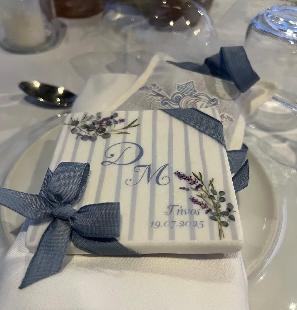 Η μπομπονιέρα στη βάφτιση του γιου της Φωτεινής Πετρογιάννη