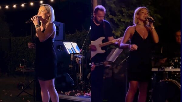 Η Μαριάντα Πιερίδη τραγούδησε στον γάμο του Καλημέρη και της Ιακωβίδου