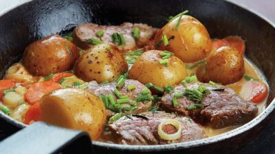 Ψαρονέφρι με πατάτες