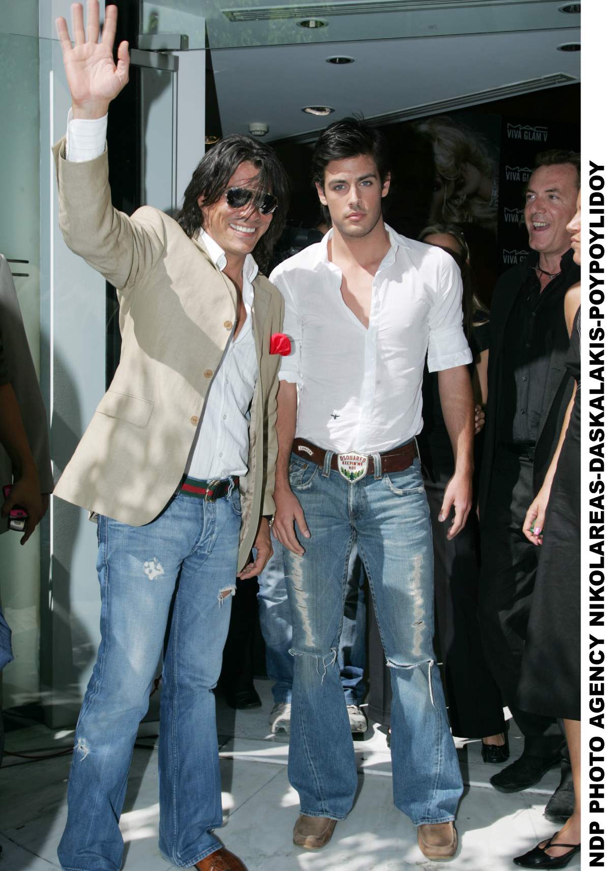 Ο Ηλίας Ψινάκης και ο Κώστας Μαρτάκης