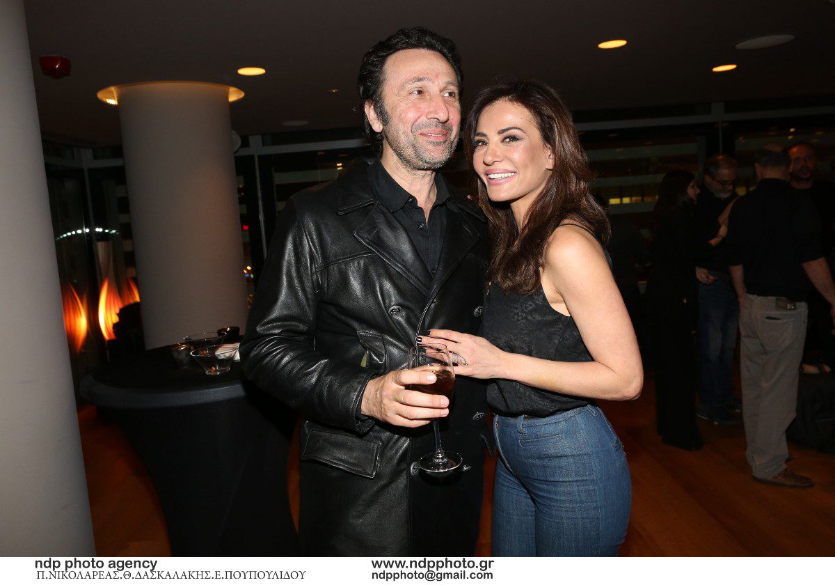 Ο Ρένος Χαραλαμπίδης και η Δήμητρα Ματσούκα 