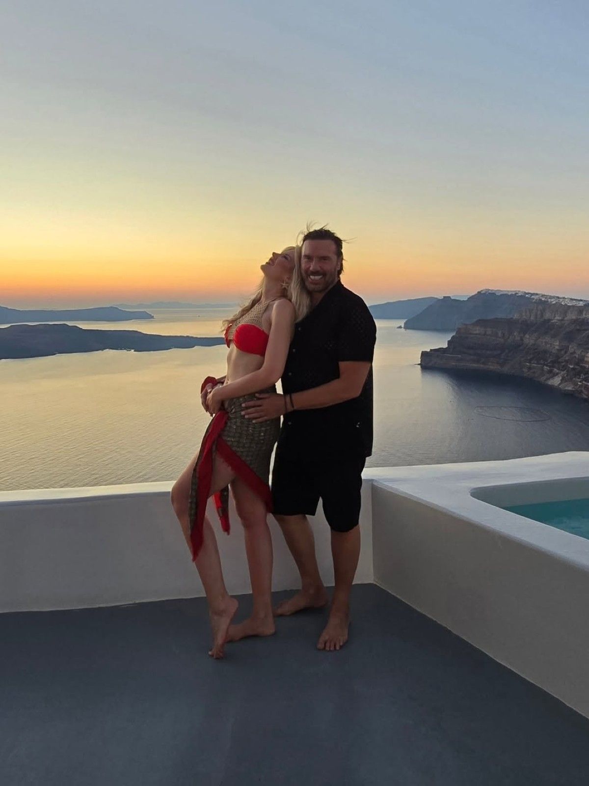 Η Σοφία Μαριόλα και ο Στράτος Τζώρτζογλου στο Instagram