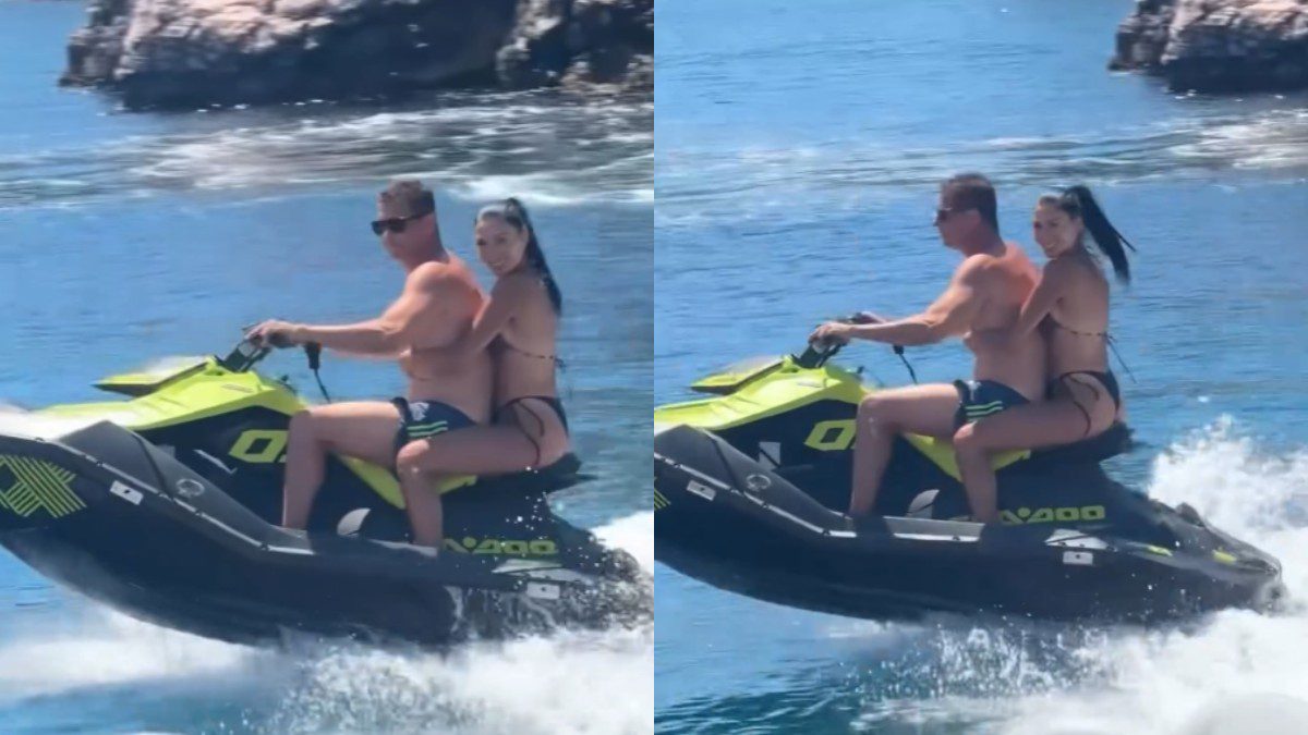 Ο Αντώνης Σροίτερ και η Ιωάννα Μπούκη κάνουν τζετ σκι