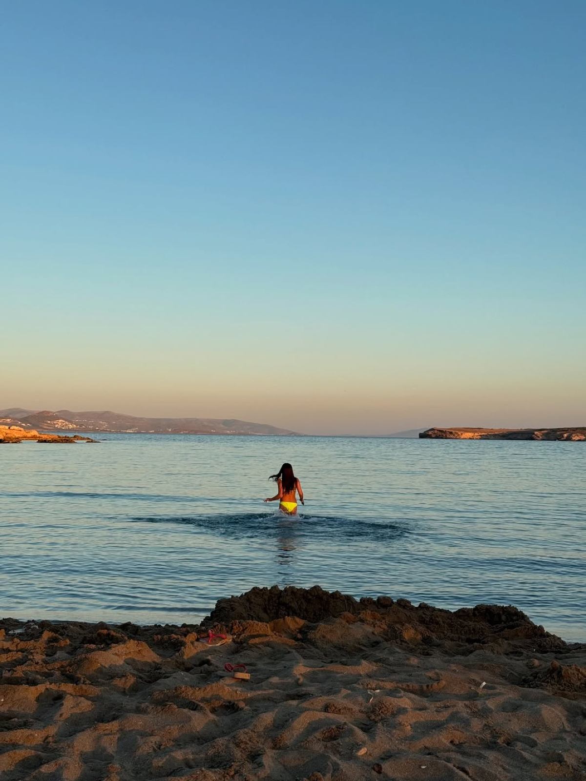 Η κόρη της Σταματίνας Τσιμτσιλή στην Πάρο