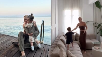 Η Ιωάννα Τούνη με τον γιο της, Πάρη