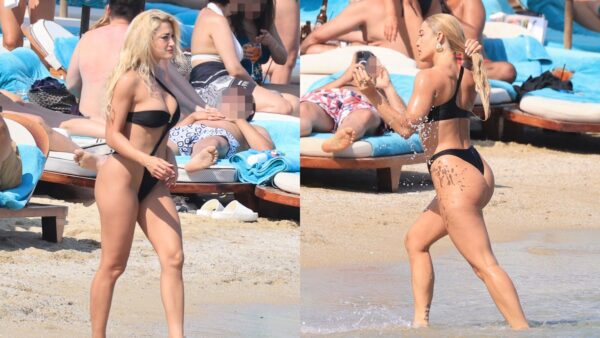 Η Τούνη στην παραλία