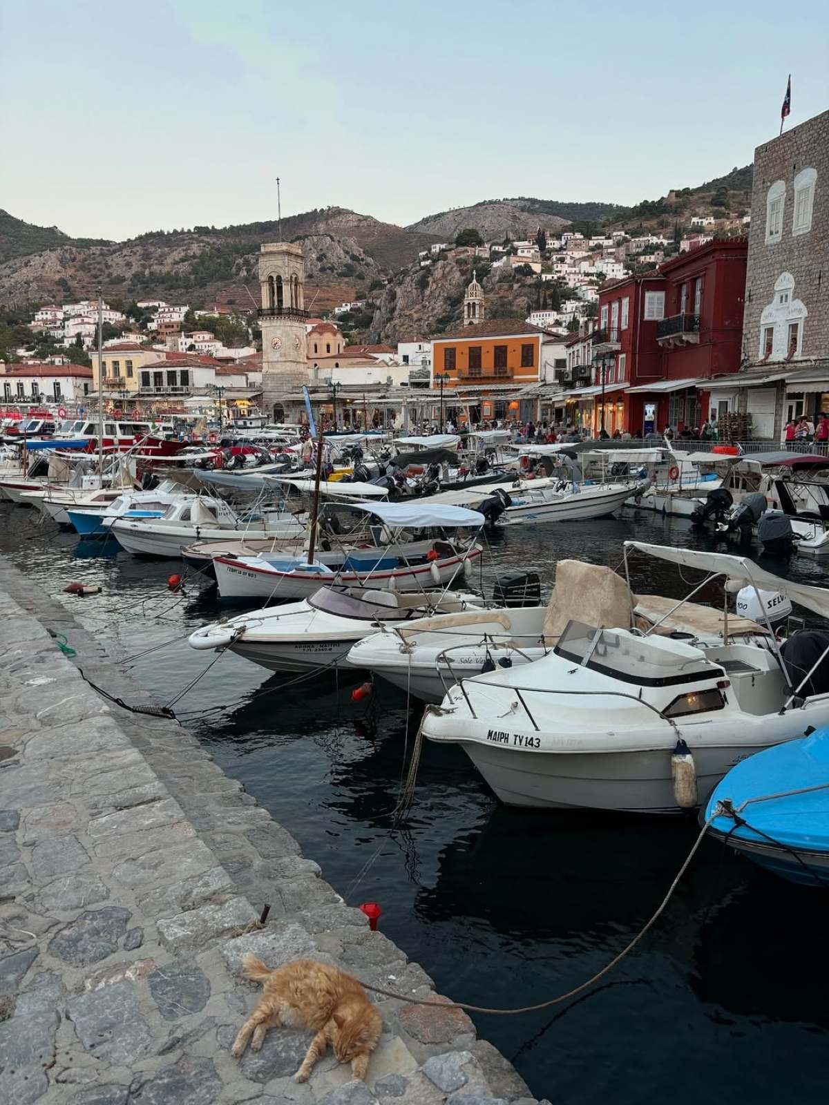 Η Ηλιάννα Παπαγεωργίου στην Ύδρα