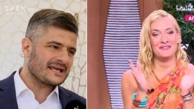 Ο Άγγελος Βουράκης και η Ναταλία Αργυράκη