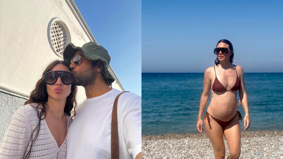 Ο Ανδρέας Γεωργίου με τη Σιμώνη Χριστοδούλου στη Ρόδο