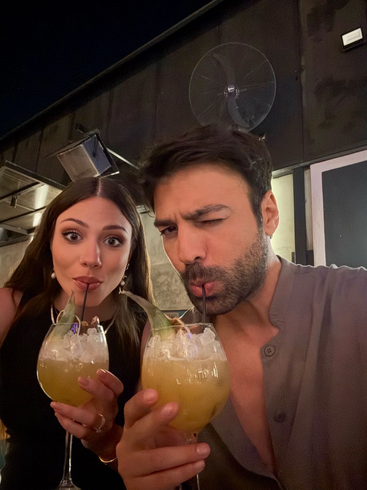 Ο Ανδρέας Γεωργίου με τη Σιμώνη Χριστοδούλου στη Ρόδο